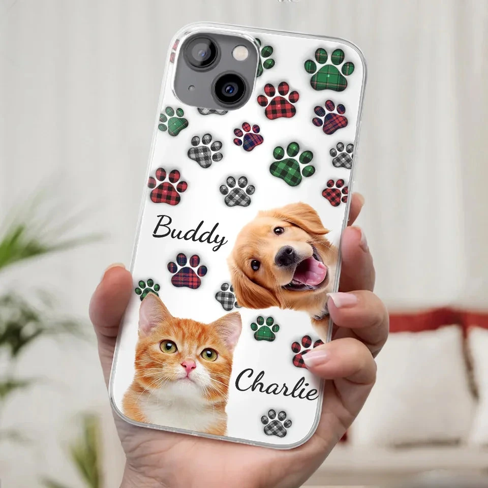 Custom Photo My Best Friend Has Four Paws - Dog & Cat Personalized Custom 3D Inflated Effect Printed Clear Phone Case - Gift For Pet Owners, Pet Lovers 3 Custom Photo My Best Friend Has Four Paws - Dog & Cat Personalized Custom 3D Inflated Effect Printed Clear Phone Case - Gift For Pet Owners, Pet Lovers - Image 3