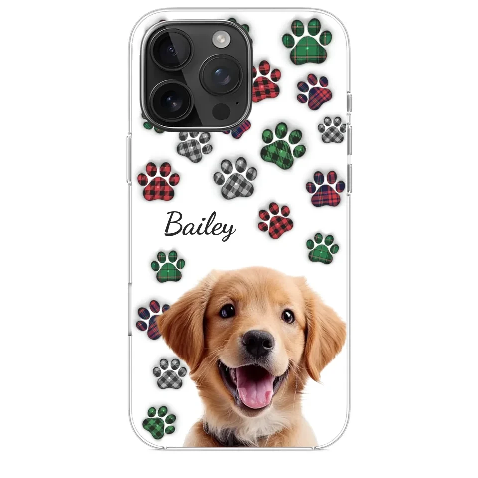 Custom Photo My Best Friend Has Four Paws - Dog & Cat Personalized Custom 3D Inflated Effect Printed Clear Phone Case - Gift For Pet Owners, Pet Lovers 2 Custom Photo My Best Friend Has Four Paws - Dog & Cat Personalized Custom 3D Inflated Effect Printed Clear Phone Case - Gift For Pet Owners, Pet Lovers - Image 2