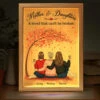 A Mother And Daughter’s Bond Is Unbreakable - Family Personalized Custom Frame Light Box - Gift For Mom, Daughter