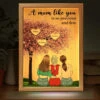 Behind Every Great Daughter Is An Even Greater Mom - Family Personalized Custom Frame Light Box - Gift For Mom, Daughter