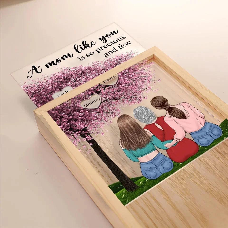 Behind Every Great Daughter Is An Even Greater Mom - Family Personalized Custom Frame Light Box - Gift For Mom, Daughter 4 Behind Every Great Daughter Is An Even Greater Mom - Family Personalized Custom Frame Light Box - Gift For Mom, Daughter - Image 4