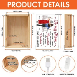 A Mother’s Love, A Grandmother’s Wisdom - Family Personalized Custom Frame Light Box - Gift For Mom, Grandma 11 A Mother’s Love, A Grandmother’s Wisdom - Family Personalized Custom Frame Light Box - Gift For Mom, Grandma -Pawfect House Store 677c845bc08ee