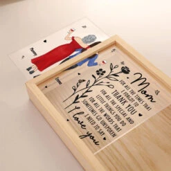 A Daughter Is Her Mother's Treasure - Family Personalized Custom Frame Light Box - Gift For Mom, Daughter -Pawfect House Store 677c8971586ae