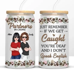 We Go Together Like Trouble And Fun - Bestie Personalized Custom Glass Cup, Iced Coffee Cup - Gift For Best Friends, BFF, Sisters 11 We Go Together Like Trouble And Fun - Bestie Personalized Custom Glass Cup, Iced Coffee Cup - Gift For Best Friends, BFF, Sisters -Pawfect House Store 677c947f530e0