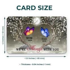 Like A Butterfly, They Lived Briefly But Beautifully - Memorial Personalized Custom Aluminum Wallet Card - Sympathy Gift For Family Members 7 Like A Butterfly, They Lived Briefly But Beautifully - Memorial Personalized Custom Aluminum Wallet Card - Sympathy Gift For Family Members -Pawfect House Store 677c9530316bf