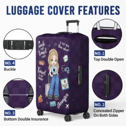 The Sky Is Calling And I Must Go - Travel Personalized Custom Luggage Cover - Summer Vacation Gift, Gift For Adventure Travel Lovers 10 The Sky Is Calling And I Must Go - Travel Personalized Custom Luggage Cover - Summer Vacation Gift, Gift For Adventure Travel Lovers -Pawfect House Store 677cdd0f55fb3