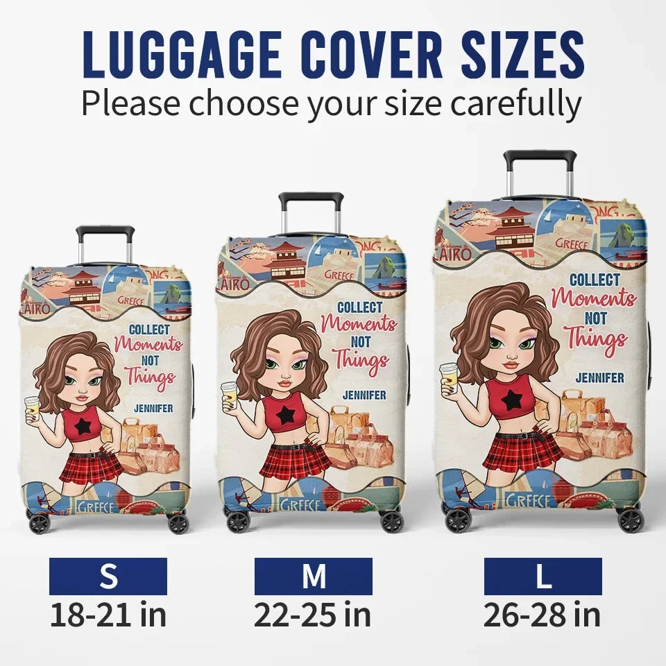 To Travel Is To Live - Travel Personalized Custom Luggage Cover - Summer Vacation Gift, Gift For Adventure Travel Lovers 6 To Travel Is To Live - Travel Personalized Custom Luggage Cover - Summer Vacation Gift, Gift For Adventure Travel Lovers - Image 6