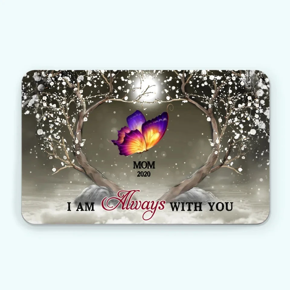 Like A Butterfly, They Lived Briefly But Beautifully - Memorial Personalized Custom Aluminum Wallet Card - Sympathy Gift For Family Members 2 Like A Butterfly, They Lived Briefly But Beautifully - Memorial Personalized Custom Aluminum Wallet Card - Sympathy Gift For Family Members - Image 2