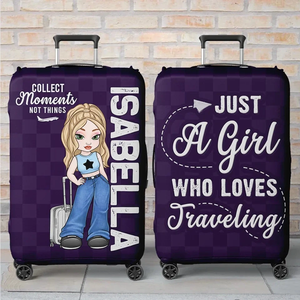 Go Where Your Heart Feels Alive - Travel Personalized Custom Luggage Cover - Summer Vacation Gift, Gift For Adventure Travel Lovers 1 Go Where Your Heart Feels Alive - Travel Personalized Custom Luggage Cover - Summer Vacation Gift, Gift For Adventure Travel Lovers