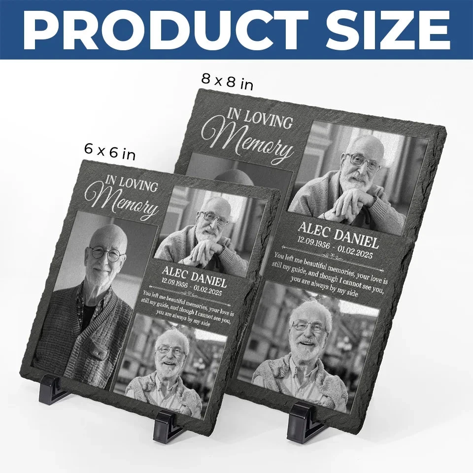 Custom Photo Your Love Is Still My Guide - Memorial Personalized Custom Square Shaped Stone With Stand - Sympathy Gift For Family Members 5 Custom Photo Your Love Is Still My Guide - Memorial Personalized Custom Square Shaped Stone With Stand - Sympathy Gift For Family Members - Image 5