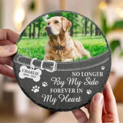 Custom Photo You Left Paw Prints On My Heart Forever - Memorial Personalized Custom Round Shaped Stone With Stand - Sympathy Gift For Pet Owners, Pet Lovers 10 Custom Photo You Left Paw Prints On My Heart Forever - Memorial Personalized Custom Round Shaped Stone With Stand - Sympathy Gift For Pet Owners, Pet Lovers -Pawfect House Store 677cfe95ef876