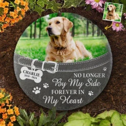 Custom Photo You Left Paw Prints On My Heart Forever - Memorial Personalized Custom Round Shaped Stone With Stand - Sympathy Gift For Pet Owners, Pet Lovers 12 Custom Photo You Left Paw Prints On My Heart Forever - Memorial Personalized Custom Round Shaped Stone With Stand - Sympathy Gift For Pet Owners, Pet Lovers -Pawfect House Store 677cfea20c710