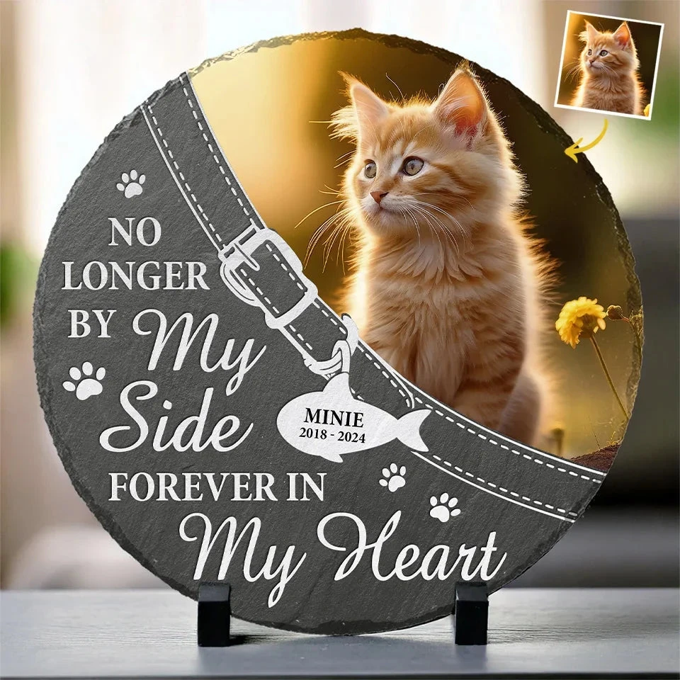 Custom Photo A Loyal Friend, A Gentle Spirit - Memorial Personalized Custom Round Shaped Stone With Stand - Sympathy Gift For Pet Owners, Pet Lovers 1 Custom Photo A Loyal Friend, A Gentle Spirit - Memorial Personalized Custom Round Shaped Stone With Stand - Sympathy Gift For Pet Owners, Pet Lovers
