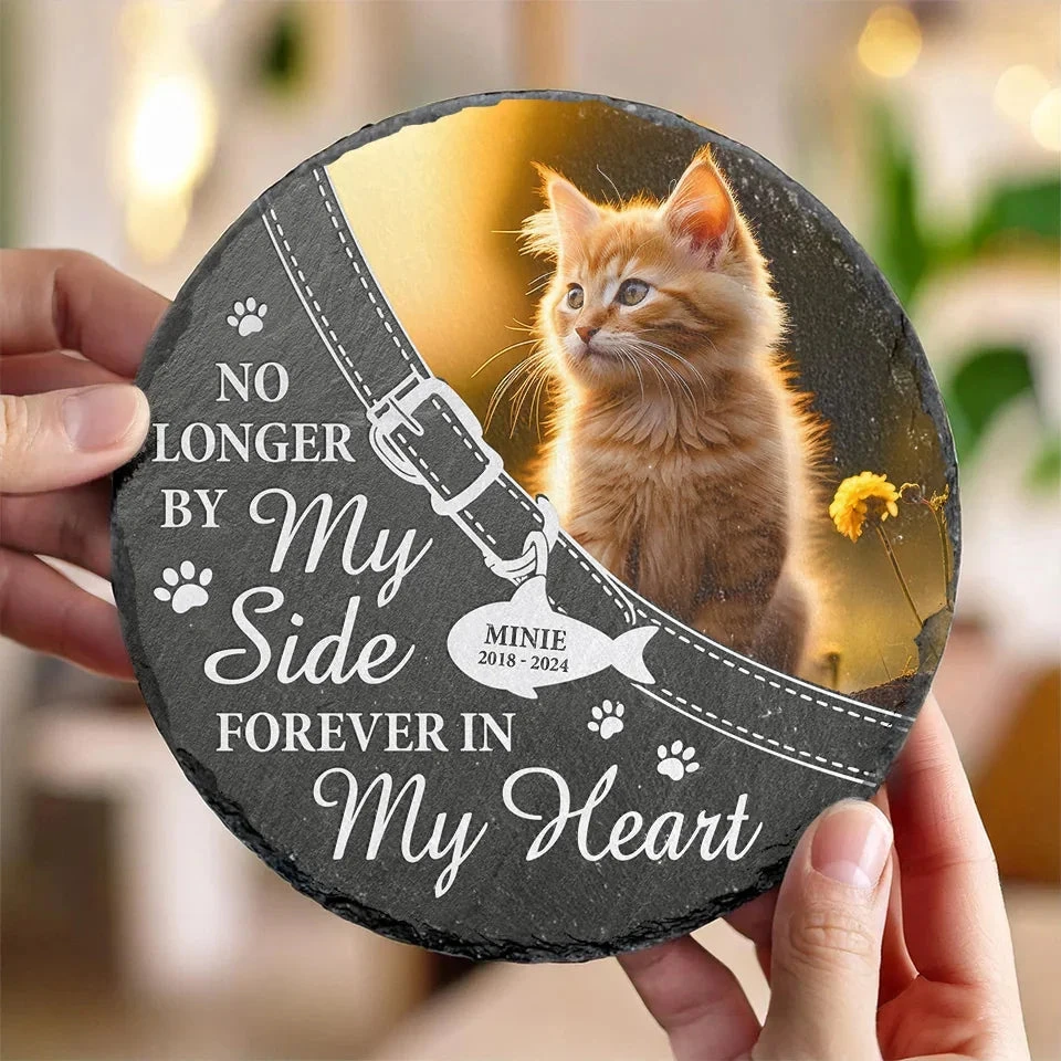 Custom Photo A Loyal Friend, A Gentle Spirit - Memorial Personalized Custom Round Shaped Stone With Stand - Sympathy Gift For Pet Owners, Pet Lovers 4 Custom Photo A Loyal Friend, A Gentle Spirit - Memorial Personalized Custom Round Shaped Stone With Stand - Sympathy Gift For Pet Owners, Pet Lovers - Image 4
