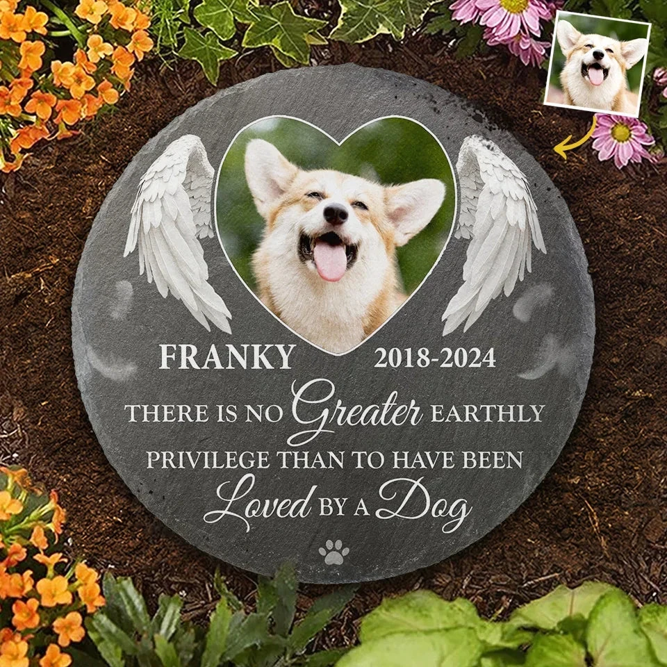 Custom Photo Your Spirit Will Always Remain With Me - Memorial Personalized Custom Round Shaped Stone With Stand - Sympathy Gift For Pet Owners, Pet Lovers 6 Custom Photo Your Spirit Will Always Remain With Me - Memorial Personalized Custom Round Shaped Stone With Stand - Sympathy Gift For Pet Owners, Pet Lovers - Image 6