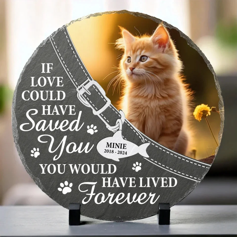 Custom Photo A Loyal Friend, A Gentle Spirit - Memorial Personalized Custom Round Shaped Stone With Stand - Sympathy Gift For Pet Owners, Pet Lovers 2 Custom Photo A Loyal Friend, A Gentle Spirit - Memorial Personalized Custom Round Shaped Stone With Stand - Sympathy Gift For Pet Owners, Pet Lovers - Image 2