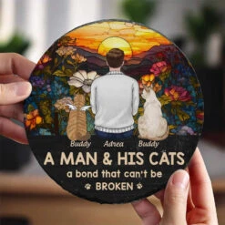 Just A Girl And Her Cat, A Bond That Can't Be Broken - Memorial Personalized Custom Round Shaped Stone With Stand - Sympathy Gift For Pet Owners, Pet Lovers 10 Just A Girl And Her Cat, A Bond That Can't Be Broken - Memorial Personalized Custom Round Shaped Stone With Stand - Sympathy Gift For Pet Owners, Pet Lovers -Pawfect House Store 677e248e54b6b