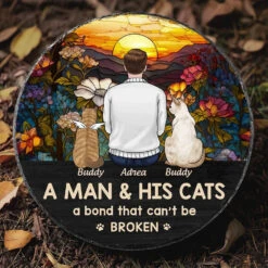 Just A Girl And Her Cat, A Bond That Can't Be Broken - Memorial Personalized Custom Round Shaped Stone With Stand - Sympathy Gift For Pet Owners, Pet Lovers 13 Just A Girl And Her Cat, A Bond That Can't Be Broken - Memorial Personalized Custom Round Shaped Stone With Stand - Sympathy Gift For Pet Owners, Pet Lovers -Pawfect House Store 677e249e23463