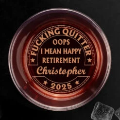 When Every Day Is A Saturday - Coworkers Personalized Custom Whiskey Glass - Appreciation, Retirement Gift For Coworkers, Work Friends, Colleagues