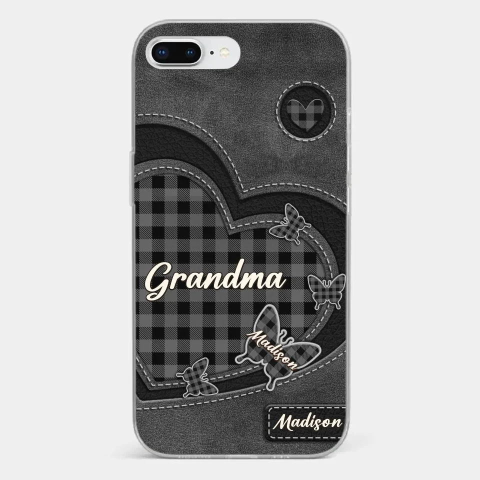 Grandma’s Love Is A Hug That Never Ends - Family Personalized Custom Clear Phone Case - Gift For Mom, Grandma 5 Grandma’s Love Is A Hug That Never Ends - Family Personalized Custom Clear Phone Case - Gift For Mom, Grandma - Image 5