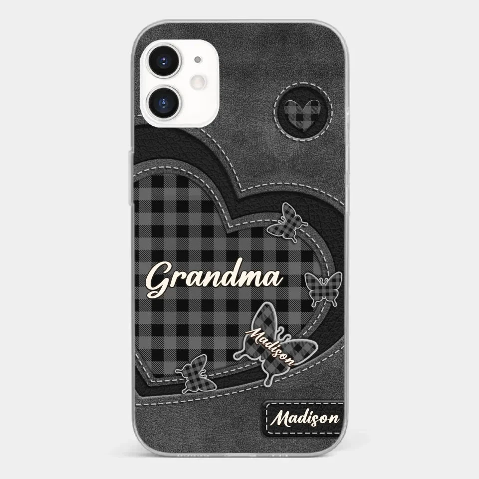 Grandma’s Love Is A Hug That Never Ends - Family Personalized Custom Clear Phone Case - Gift For Mom, Grandma 6 Grandma’s Love Is A Hug That Never Ends - Family Personalized Custom Clear Phone Case - Gift For Mom, Grandma - Image 6