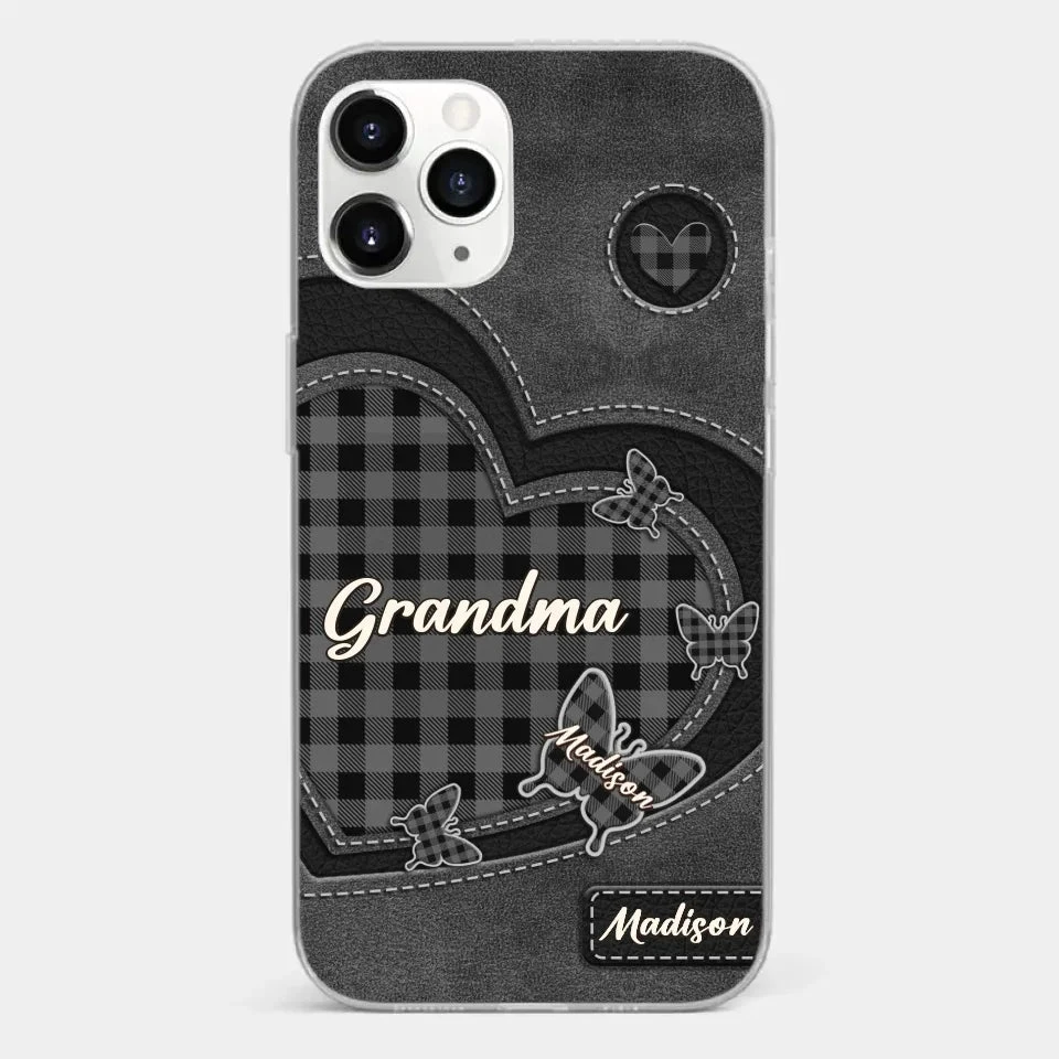 Grandma’s Love Is A Hug That Never Ends - Family Personalized Custom Clear Phone Case - Gift For Mom, Grandma 8 Grandma’s Love Is A Hug That Never Ends - Family Personalized Custom Clear Phone Case - Gift For Mom, Grandma - Image 8
