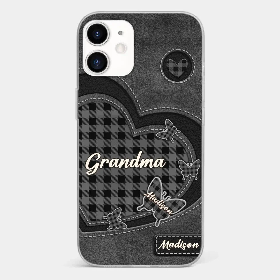 Grandma’s Love Is A Hug That Never Ends - Family Personalized Custom Clear Phone Case - Gift For Mom, Grandma 9 Grandma’s Love Is A Hug That Never Ends - Family Personalized Custom Clear Phone Case - Gift For Mom, Grandma - Image 9