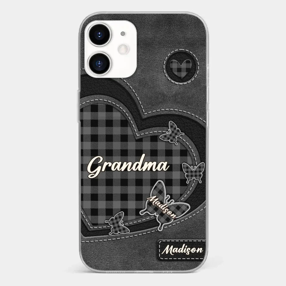 Grandma’s Love Is A Hug That Never Ends - Family Personalized Custom Clear Phone Case - Gift For Mom, Grandma 10 Grandma’s Love Is A Hug That Never Ends - Family Personalized Custom Clear Phone Case - Gift For Mom, Grandma - Image 10