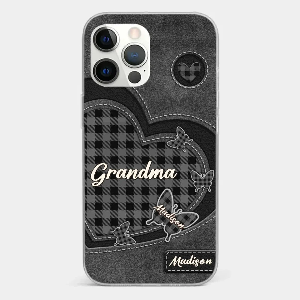 Grandma’s Love Is A Hug That Never Ends - Family Personalized Custom Clear Phone Case - Gift For Mom, Grandma 11 Grandma’s Love Is A Hug That Never Ends - Family Personalized Custom Clear Phone Case - Gift For Mom, Grandma - Image 11