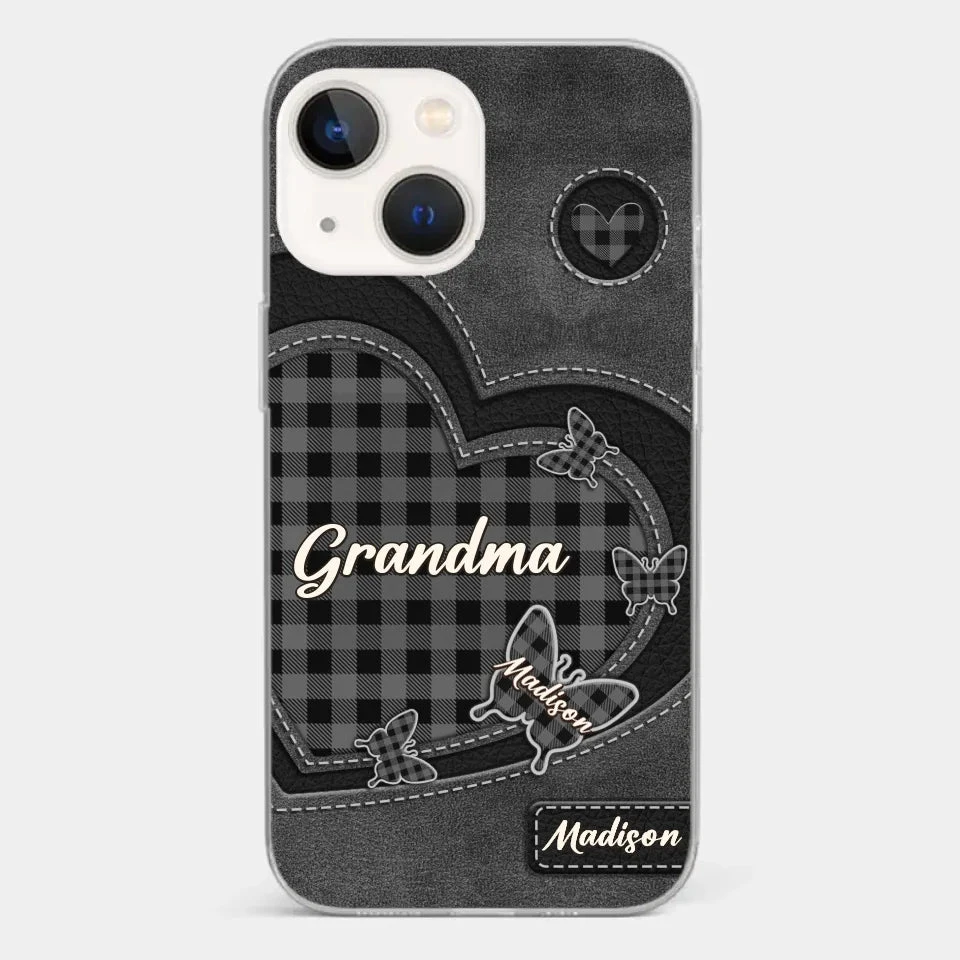 Grandma’s Love Is A Hug That Never Ends - Family Personalized Custom Clear Phone Case - Gift For Mom, Grandma 13 Grandma’s Love Is A Hug That Never Ends - Family Personalized Custom Clear Phone Case - Gift For Mom, Grandma - Image 13