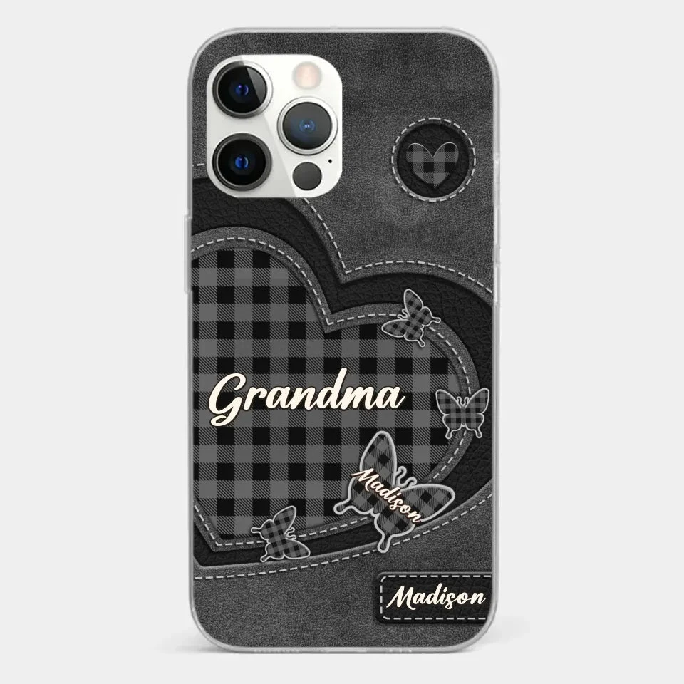 Grandma’s Love Is A Hug That Never Ends - Family Personalized Custom Clear Phone Case - Gift For Mom, Grandma 15 Grandma’s Love Is A Hug That Never Ends - Family Personalized Custom Clear Phone Case - Gift For Mom, Grandma - Image 15