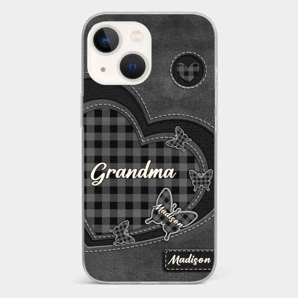 Grandma’s Love Is A Hug That Never Ends - Family Personalized Custom Clear Phone Case - Gift For Mom, Grandma 17 Grandma’s Love Is A Hug That Never Ends - Family Personalized Custom Clear Phone Case - Gift For Mom, Grandma - Image 17