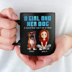 Pawsitively In Love - Dog Personalized Custom Black Mug - Gift For Pet Owners, Pet Lovers 6 Pawsitively In Love - Dog Personalized Custom Black Mug - Gift For Pet Owners, Pet Lovers -Pawfect House Store 677e49698e25e