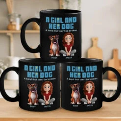 Pawsitively In Love - Dog Personalized Custom Black Mug - Gift For Pet Owners, Pet Lovers 7 Pawsitively In Love - Dog Personalized Custom Black Mug - Gift For Pet Owners, Pet Lovers -Pawfect House Store 677e496f931ad