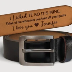 You’re My Forever And Always - Couple Personalized Custom Engraved Leather Belt - Gift For Husband Wife, Anniversary