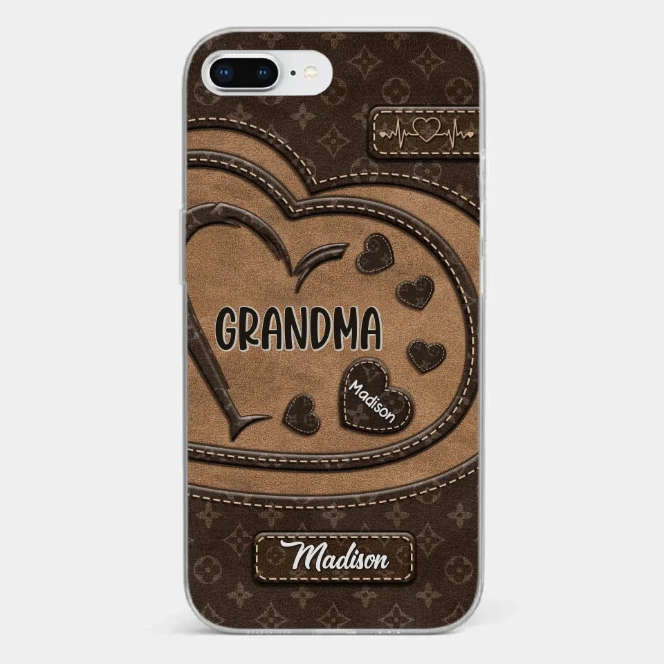 We Are Born Of Love - Family Personalized Custom Clear Phone Case - Gift For Mom, Grandma 5 We Are Born Of Love - Family Personalized Custom Clear Phone Case - Gift For Mom, Grandma - Image 5