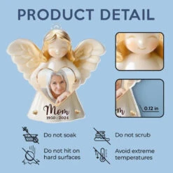 Custom Photo Your Laughter Lingers In Our Hearts - Memorial Personalized Custom Car Ornament - Acrylic Custom Shaped - Sympathy Gift For Family Members -Pawfect House Store 677f4101b5a3e