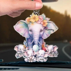 Grandma’s Love Stands Tall And Unwavering, Just Like An Elephant - Family Personalized Custom Car Ornament - Acrylic Custom Shaped - Gift For Mom, Grandma 8 Grandma’s Love Stands Tall And Unwavering, Just Like An Elephant - Family Personalized Custom Car Ornament - Acrylic Custom Shaped - Gift For Mom, Grandma -Pawfect House Store 677f57c8dc72c