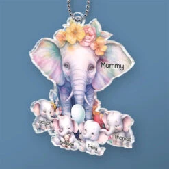 Grandma’s Love Stands Tall And Unwavering, Just Like An Elephant - Family Personalized Custom Car Ornament - Acrylic Custom Shaped - Gift For Mom, Grandma 7 Grandma’s Love Stands Tall And Unwavering, Just Like An Elephant - Family Personalized Custom Car Ornament - Acrylic Custom Shaped - Gift For Mom, Grandma -Pawfect House Store 677f57c8eac52