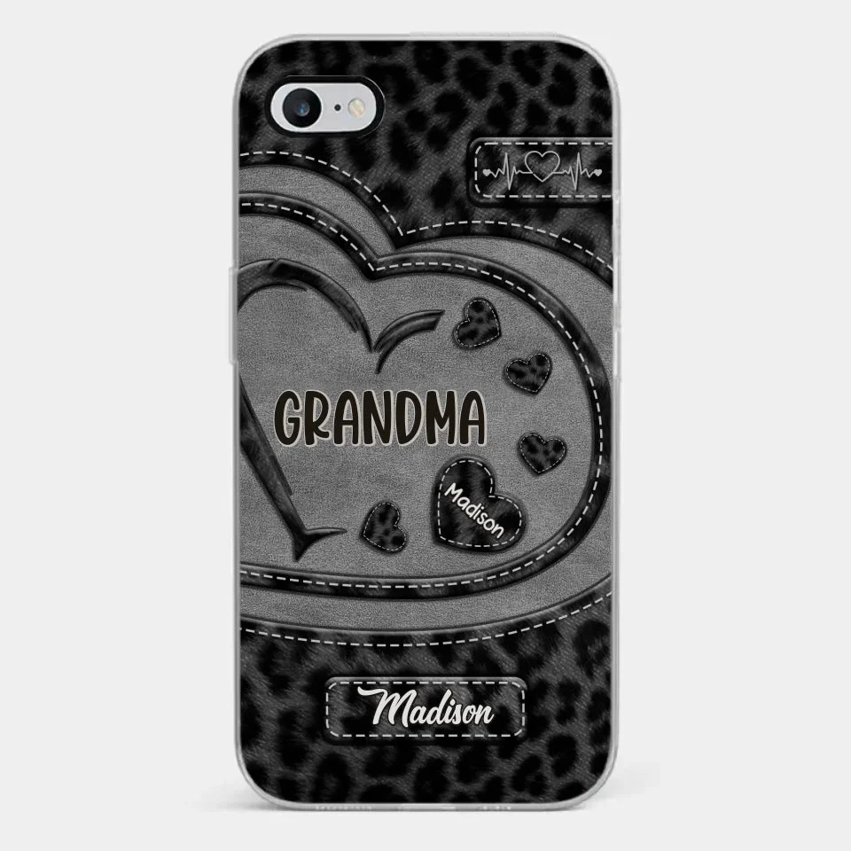Grandma’s Love Makes Life Sweeter - Family Personalized Custom Clear Phone Case - Gift For Mom, Grandma 2 Grandma’s Love Makes Life Sweeter - Family Personalized Custom Clear Phone Case - Gift For Mom, Grandma - Image 2
