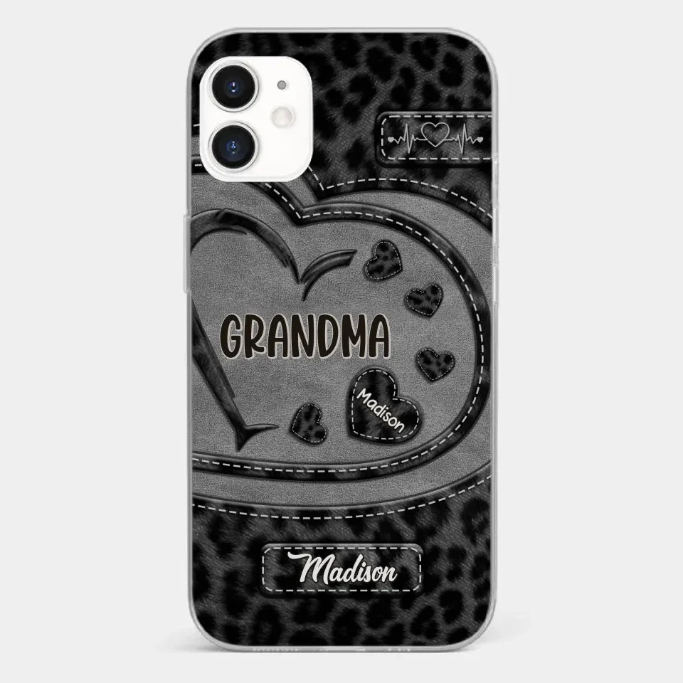 Grandma’s Love Makes Life Sweeter - Family Personalized Custom Clear Phone Case - Gift For Mom, Grandma 6 Grandma’s Love Makes Life Sweeter - Family Personalized Custom Clear Phone Case - Gift For Mom, Grandma - Image 6