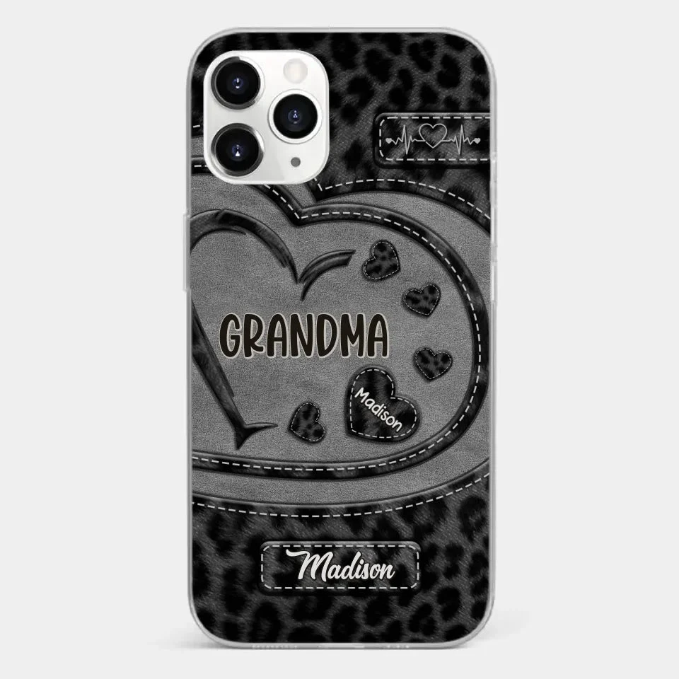 Grandma’s Love Makes Life Sweeter - Family Personalized Custom Clear Phone Case - Gift For Mom, Grandma 7 Grandma’s Love Makes Life Sweeter - Family Personalized Custom Clear Phone Case - Gift For Mom, Grandma - Image 7
