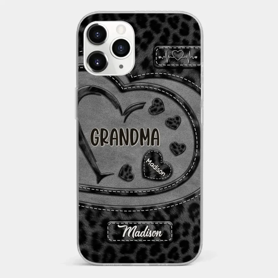 Grandma’s Love Makes Life Sweeter - Family Personalized Custom Clear Phone Case - Gift For Mom, Grandma 8 Grandma’s Love Makes Life Sweeter - Family Personalized Custom Clear Phone Case - Gift For Mom, Grandma - Image 8