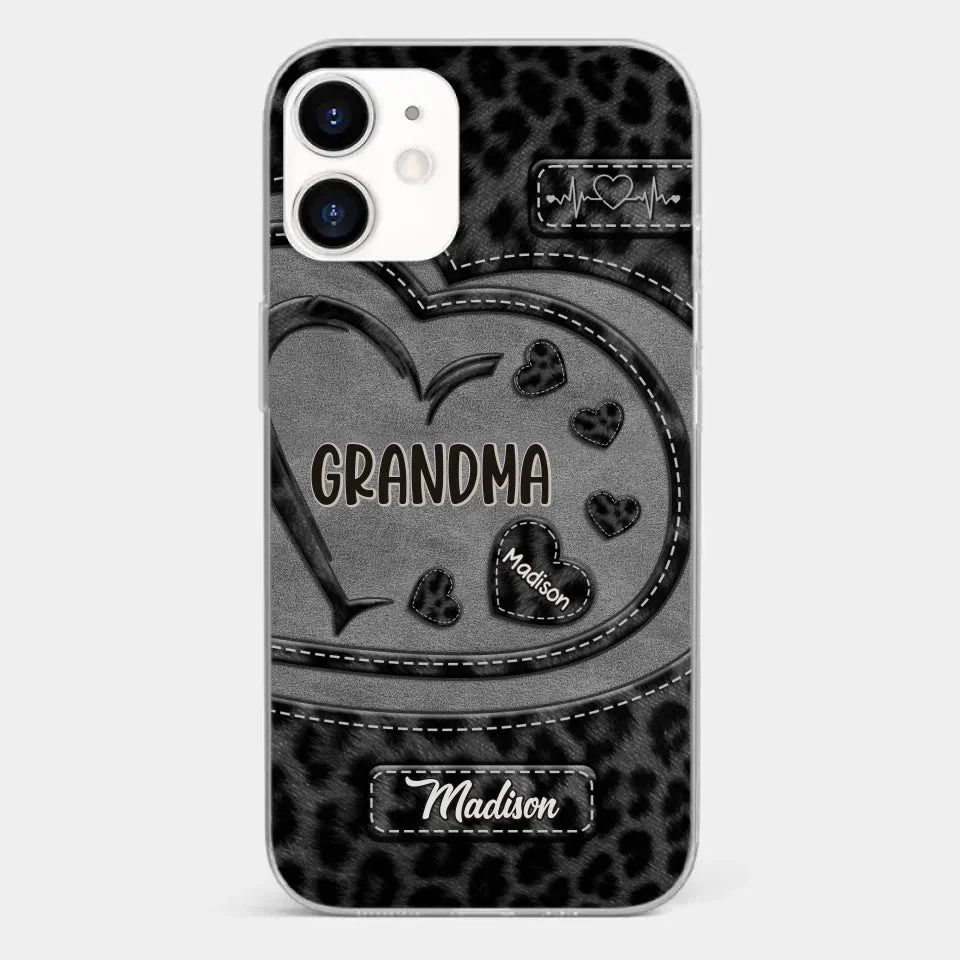 Grandma’s Love Makes Life Sweeter - Family Personalized Custom Clear Phone Case - Gift For Mom, Grandma 9 Grandma’s Love Makes Life Sweeter - Family Personalized Custom Clear Phone Case - Gift For Mom, Grandma - Image 9