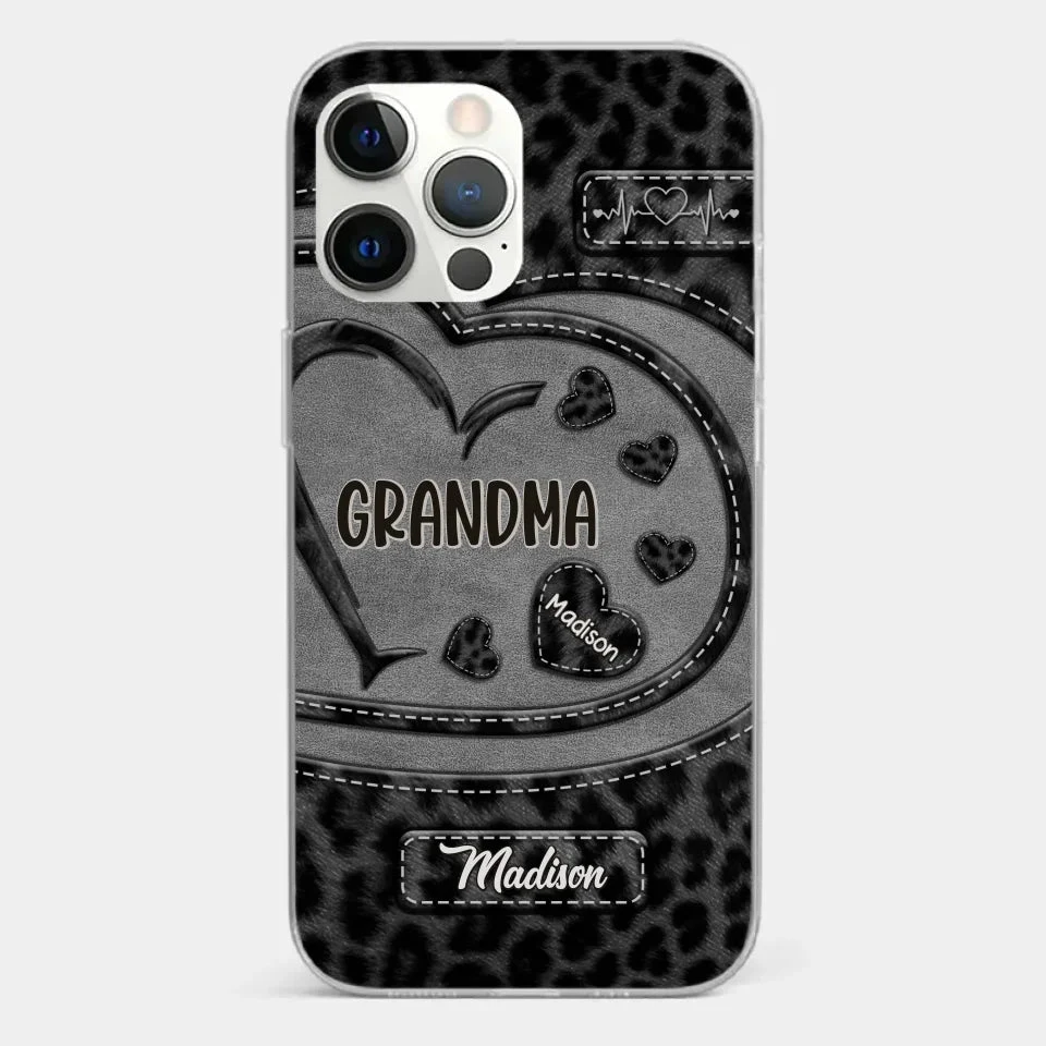 Grandma’s Love Makes Life Sweeter - Family Personalized Custom Clear Phone Case - Gift For Mom, Grandma 11 Grandma’s Love Makes Life Sweeter - Family Personalized Custom Clear Phone Case - Gift For Mom, Grandma - Image 11