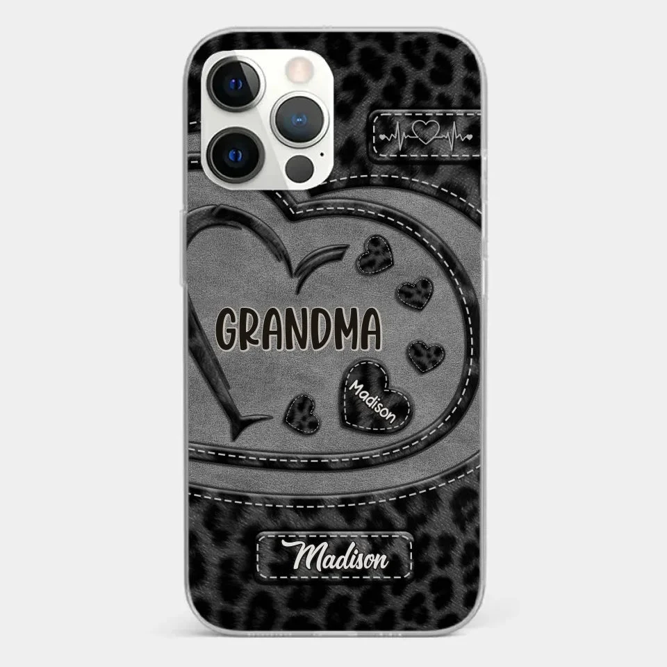 Grandma’s Love Makes Life Sweeter - Family Personalized Custom Clear Phone Case - Gift For Mom, Grandma 16 Grandma’s Love Makes Life Sweeter - Family Personalized Custom Clear Phone Case - Gift For Mom, Grandma - Image 16