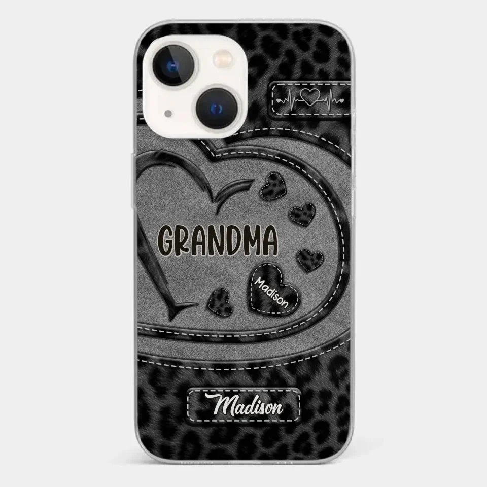 Grandma’s Love Makes Life Sweeter - Family Personalized Custom Clear Phone Case - Gift For Mom, Grandma 17 Grandma’s Love Makes Life Sweeter - Family Personalized Custom Clear Phone Case - Gift For Mom, Grandma - Image 17