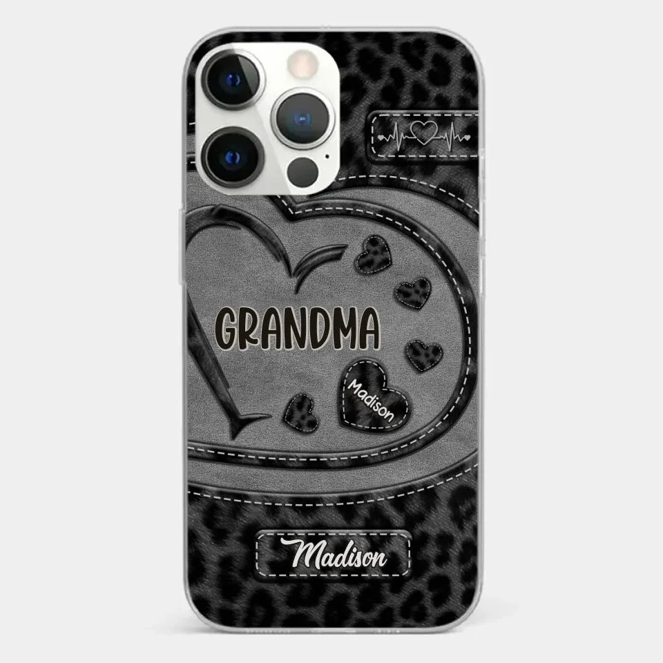 Grandma’s Love Makes Life Sweeter - Family Personalized Custom Clear Phone Case - Gift For Mom, Grandma 19 Grandma’s Love Makes Life Sweeter - Family Personalized Custom Clear Phone Case - Gift For Mom, Grandma - Image 19
