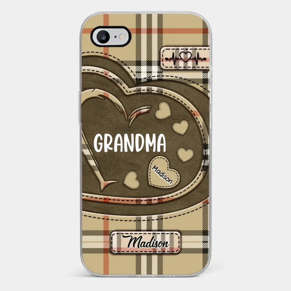 Her Love Is A Legacy That Never Fades - Family Personalized Custom Clear Phone Case - Gift For Mom, Grandma 2 Her Love Is A Legacy That Never Fades - Family Personalized Custom Clear Phone Case - Gift For Mom, Grandma - Image 2