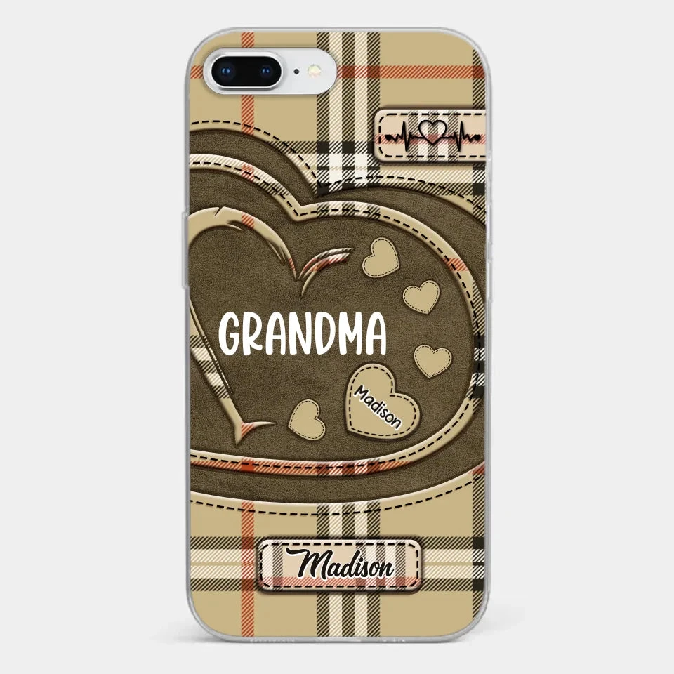 Her Love Is A Legacy That Never Fades - Family Personalized Custom Clear Phone Case - Gift For Mom, Grandma 3 Her Love Is A Legacy That Never Fades - Family Personalized Custom Clear Phone Case - Gift For Mom, Grandma - Image 3